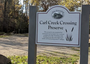 Carl Creek Crossing Entry Sign