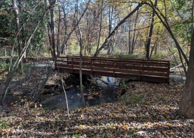 Carl Creek Crossing Back Bridge Side View 2017